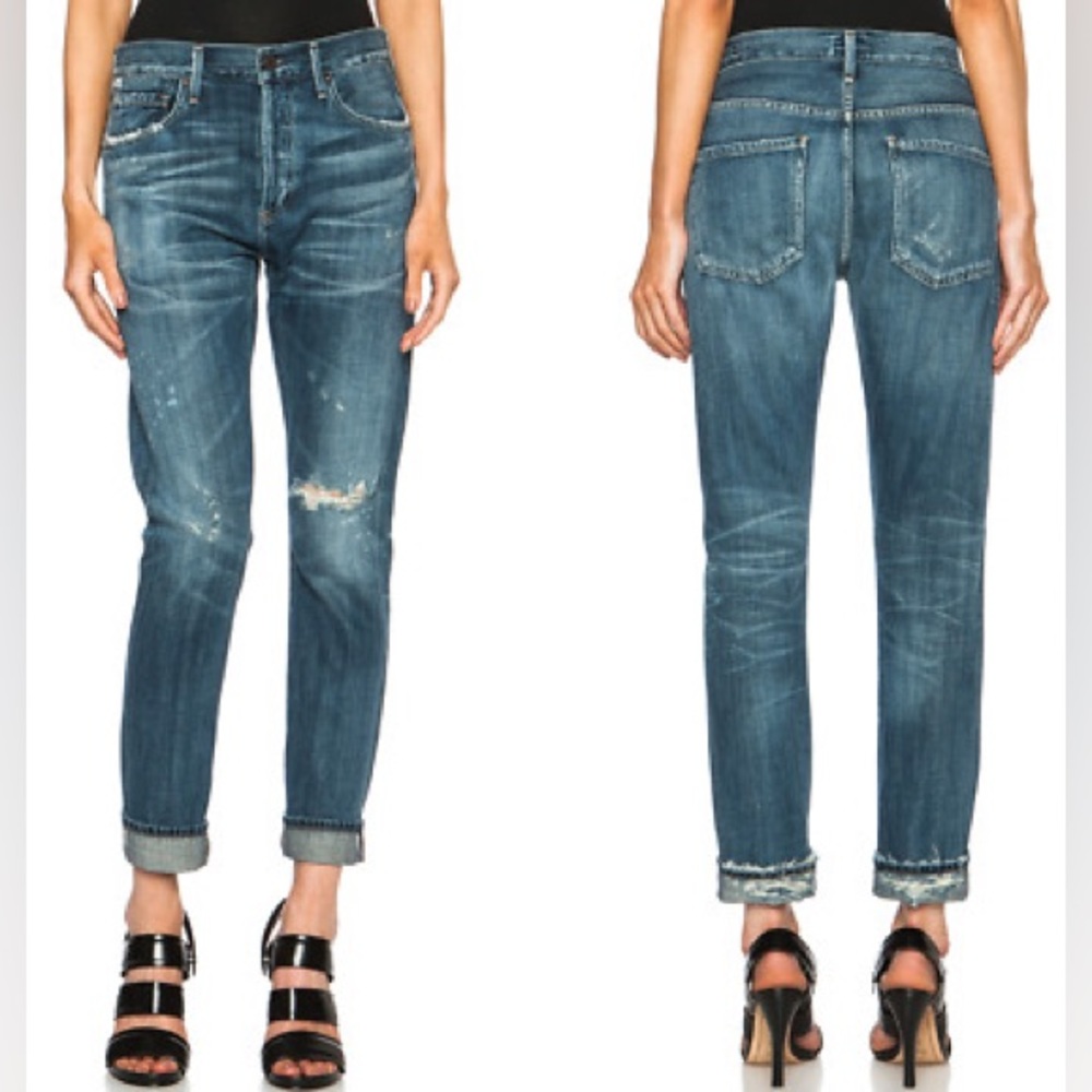 Citizens Of Humanity Blue Boyfriend Jeans